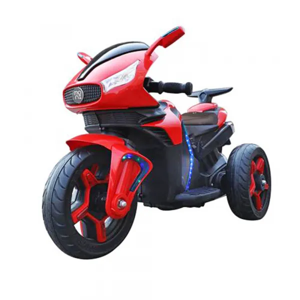 Акумулаторен мотор Shadow Червен с три гуми и кожена седалка | Iguana.bg 1