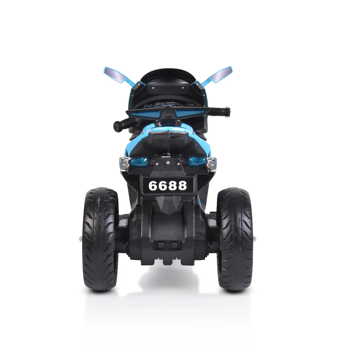 Акумулаторен мотор Shadow Сив металик с три гуми и кожена седалка | Iguana.bg 5