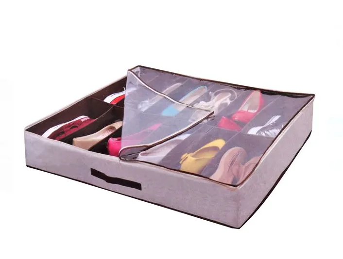 Текстилен калъф - органайзер за обувки 76x61x15см 2