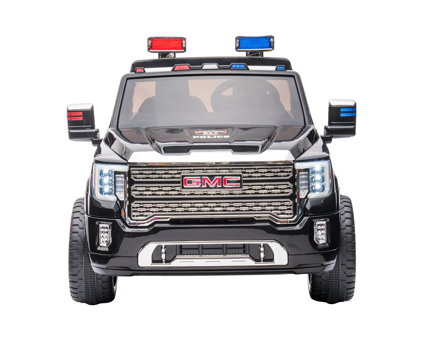 Акумулаторен джип GMC Police Licensed 12V, с кожена седалка и отварящи се врати | Iguana.bg 3