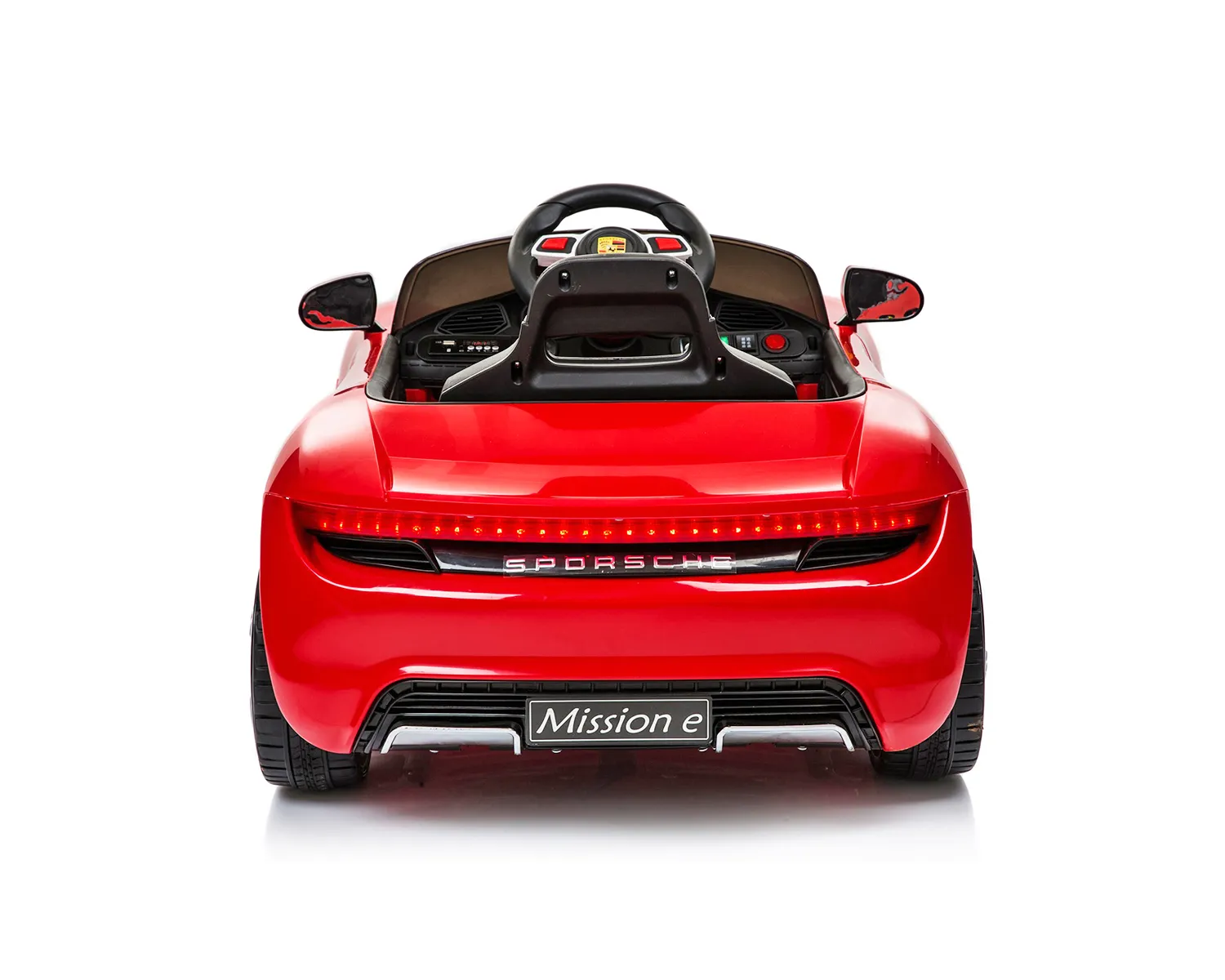 Акумулаторна кола Crossover Червена 12V, aмортисьори, предни и задни светлини | Iguana.bg 4
