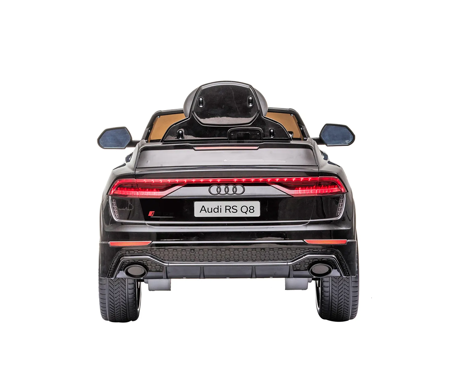 Акумулаторен джип Audi RS Q8 12V Лицензиран, Черен металик и кожена седалка | Iguana.bg 4