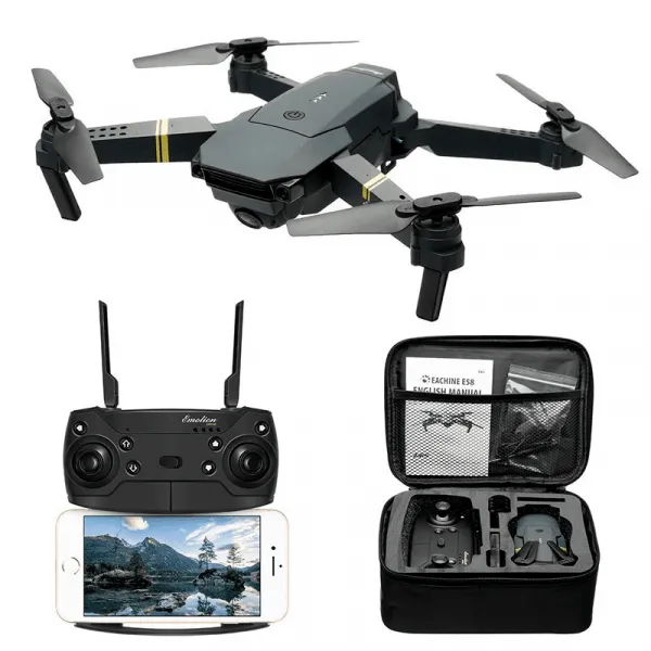 Сгъваем мини ДРОН 998 Pro с 4К камера WiFi връзка за начинаещи пилоти Micro Foldable Drone Set 1