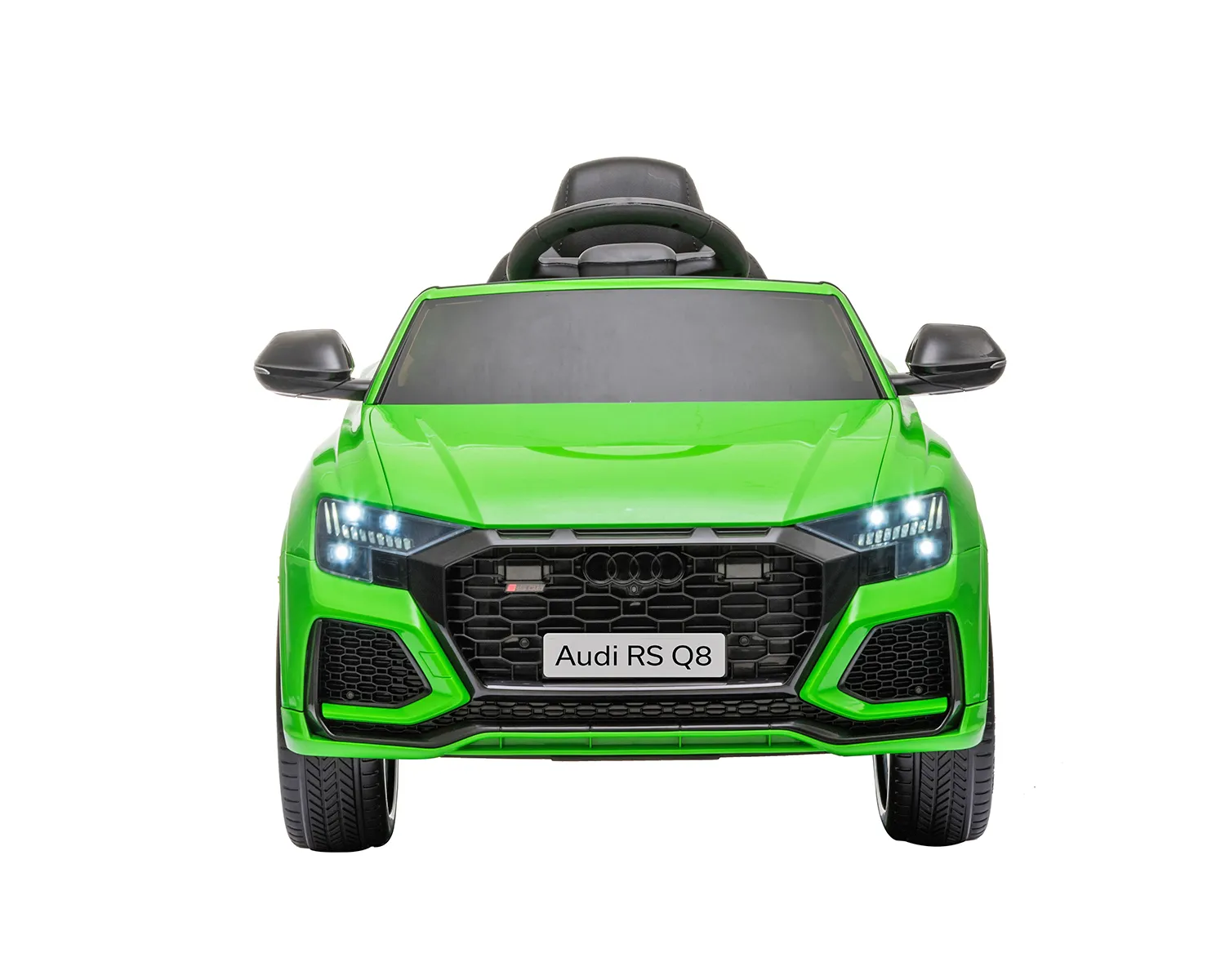 Акумулаторен джип Audi RS Q8 12V Лицензиран, Зелен металик и кожена седалка | Iguana.bg 2