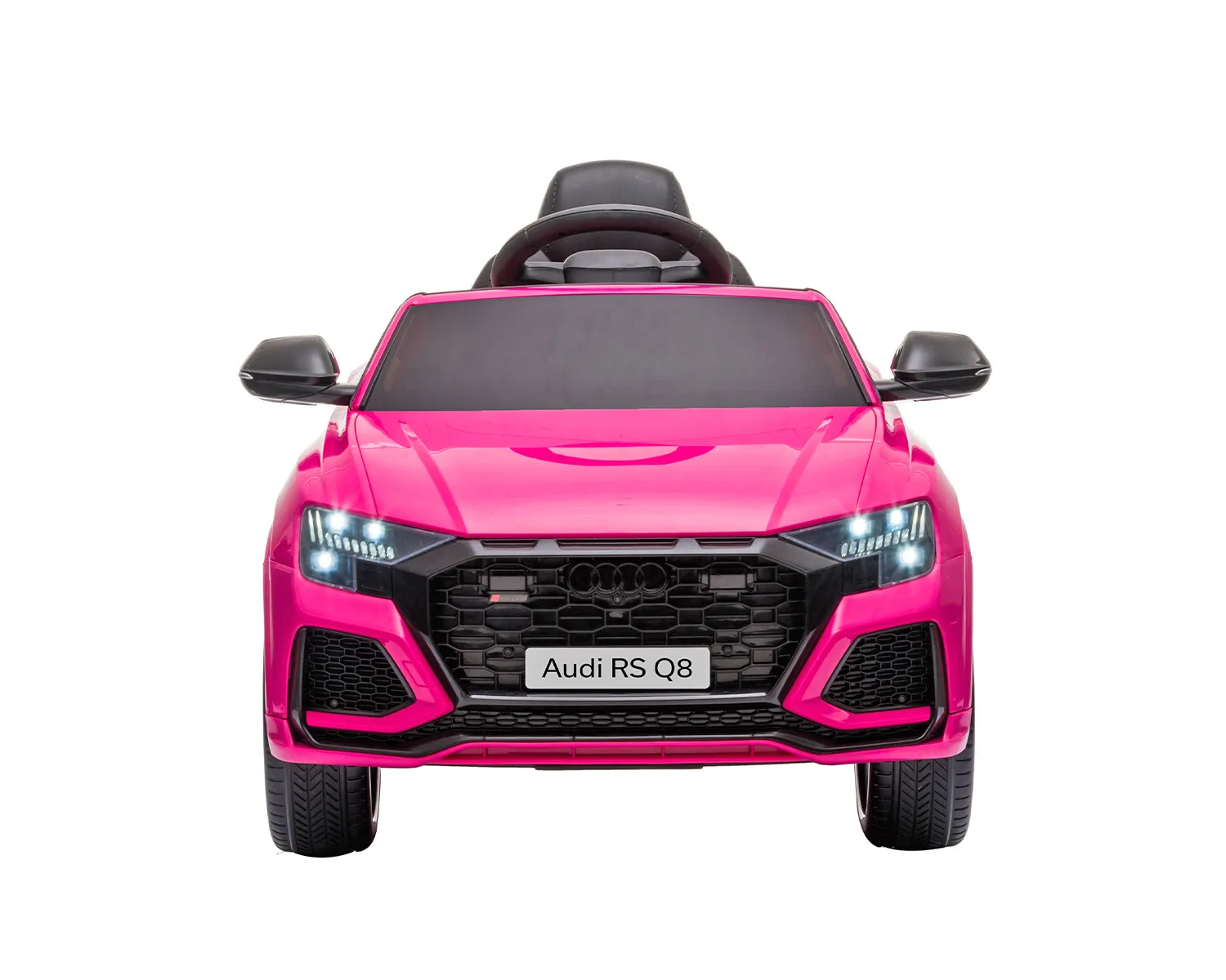 Акумулаторен джип Audi RS Q8 12V Лицензиран, Розов металик и кожена седалка | Iguana.bg 2