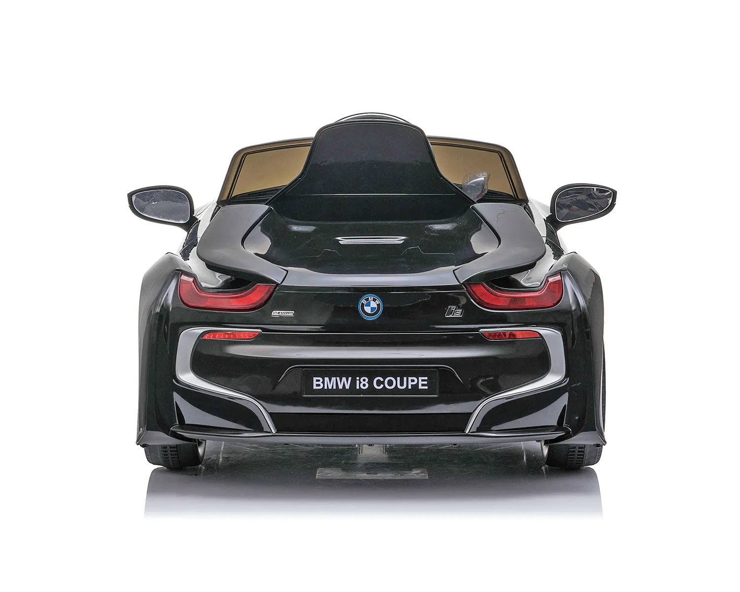 Лицензирана Акумулаторна кола  BMW i8 COUPE Черна, 12V с отварящи се врати и предни и задни светлини | Iguana.bg 4