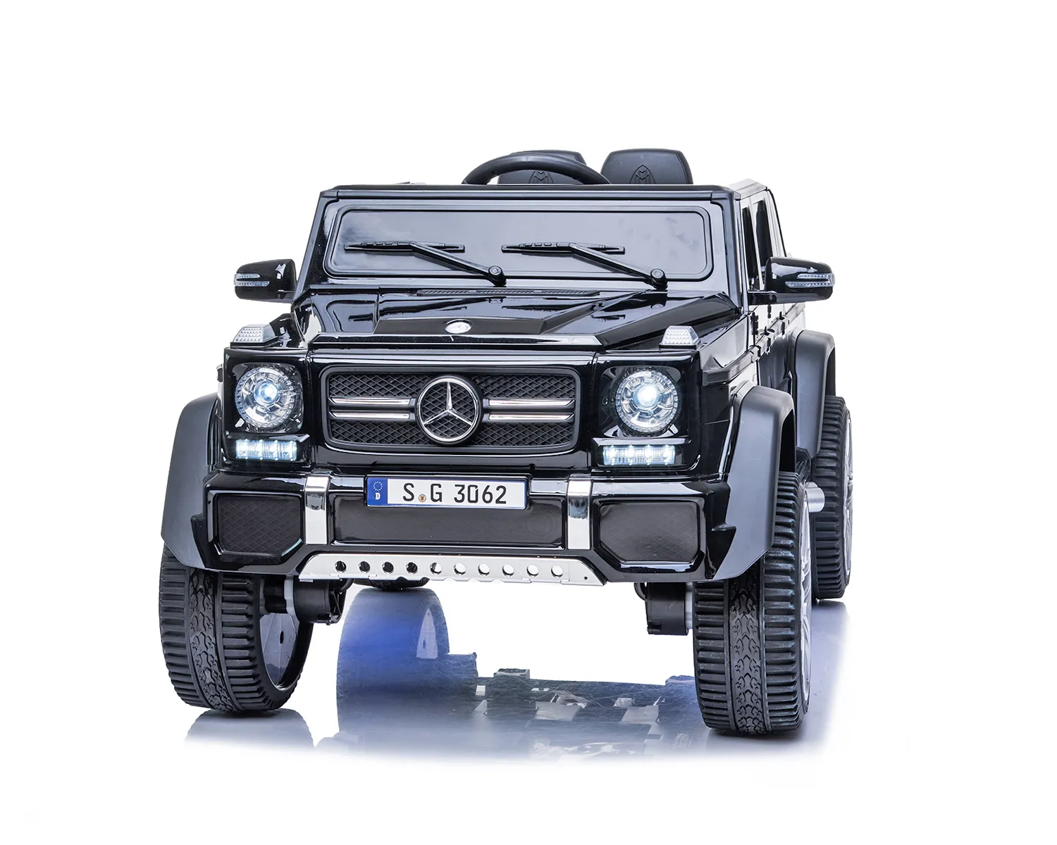 Лицензиран Акумулаторен джип Mercedes Benz Maybach G650S 12V,  Черен металик и отварящи се врати | Iguana.bg 2