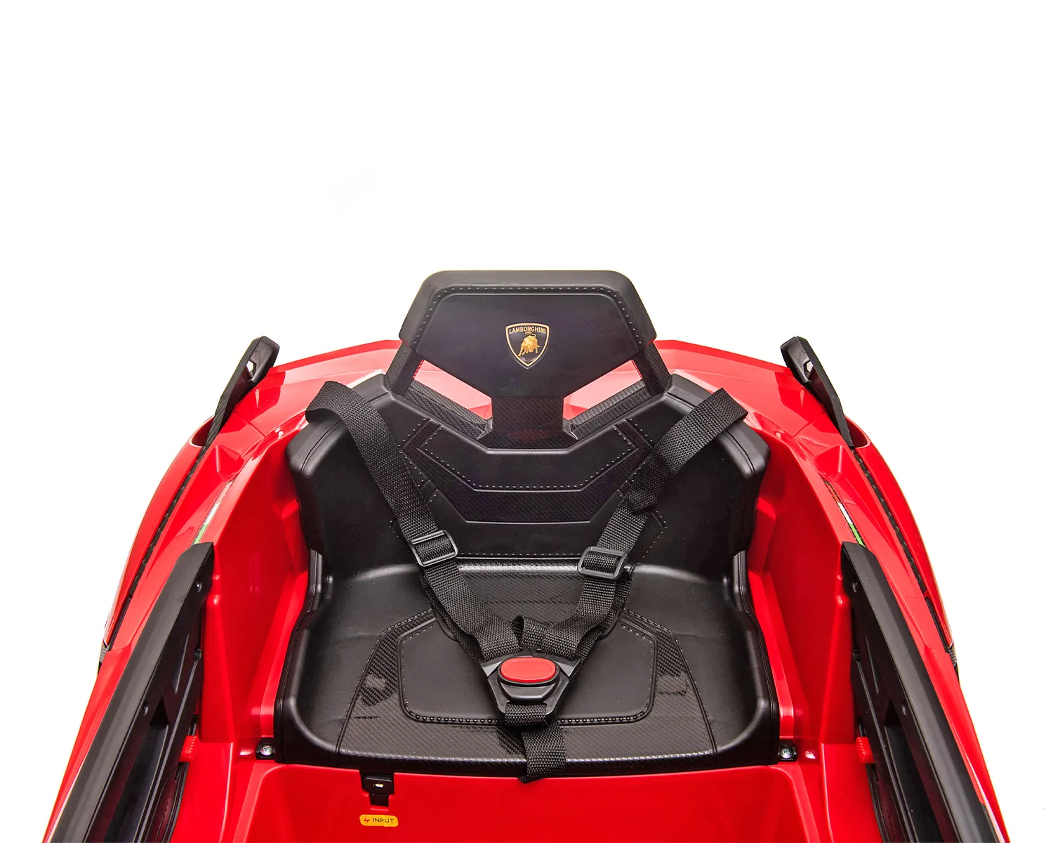 Лицензирана Акумулаторна кола Lamborgini Sian Червена, 12V с отварящи се нагоре врати | Iguana.bg 6