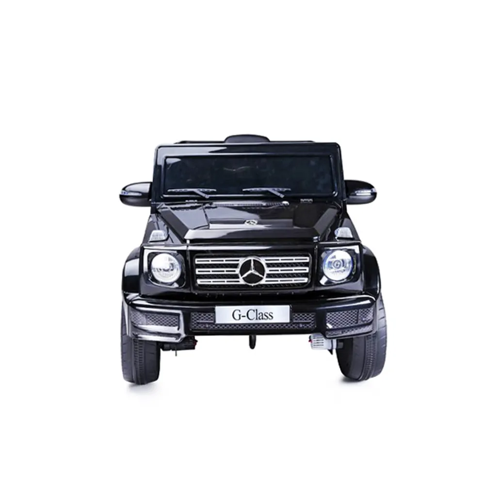 Лицензиран Акумулаторен джип Mercedes Benz G500 Черен металик, 12V с кожена седалка | Iguana.bg 2