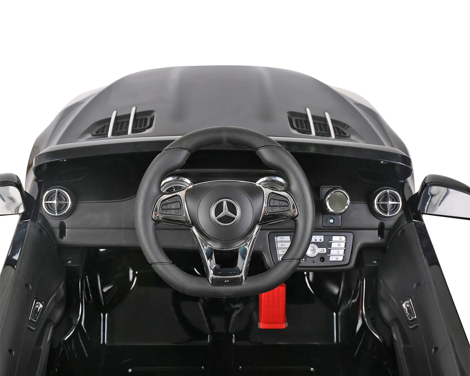 Лицензирана Акумулаторна кола Mercedes Benz SL500 Черна, 12V с меки гуми и скорости | Iguana.bg 5
