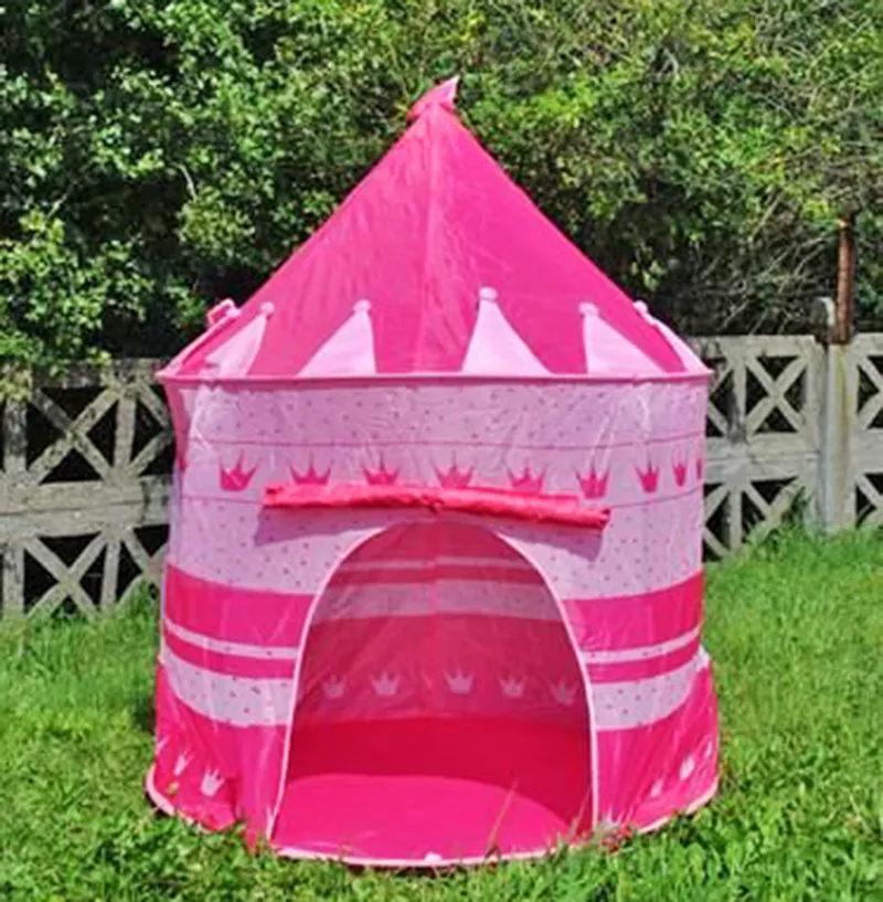 Детска Розова Палатка тип Замък 105 x 135 см 2