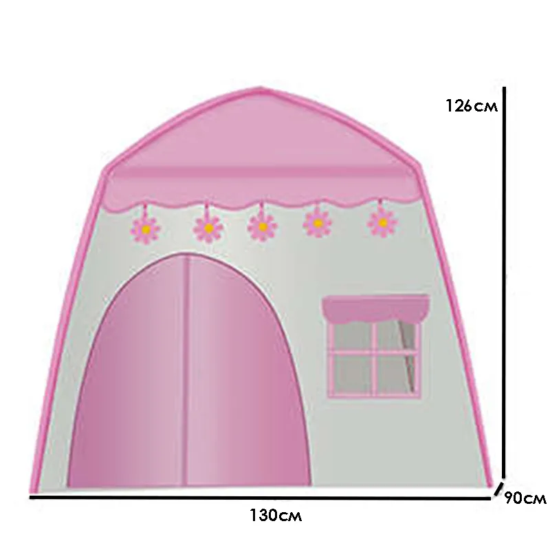 Детска палатка тип Къща с LED лампички топки 130 x 90 x126см 4