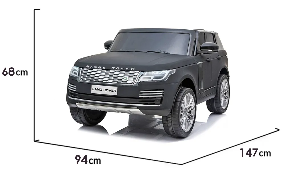 Лицензиран Акумулаторен джип Range Rover 24V, Черен мат с всички екстри | Iguana.bg 5
