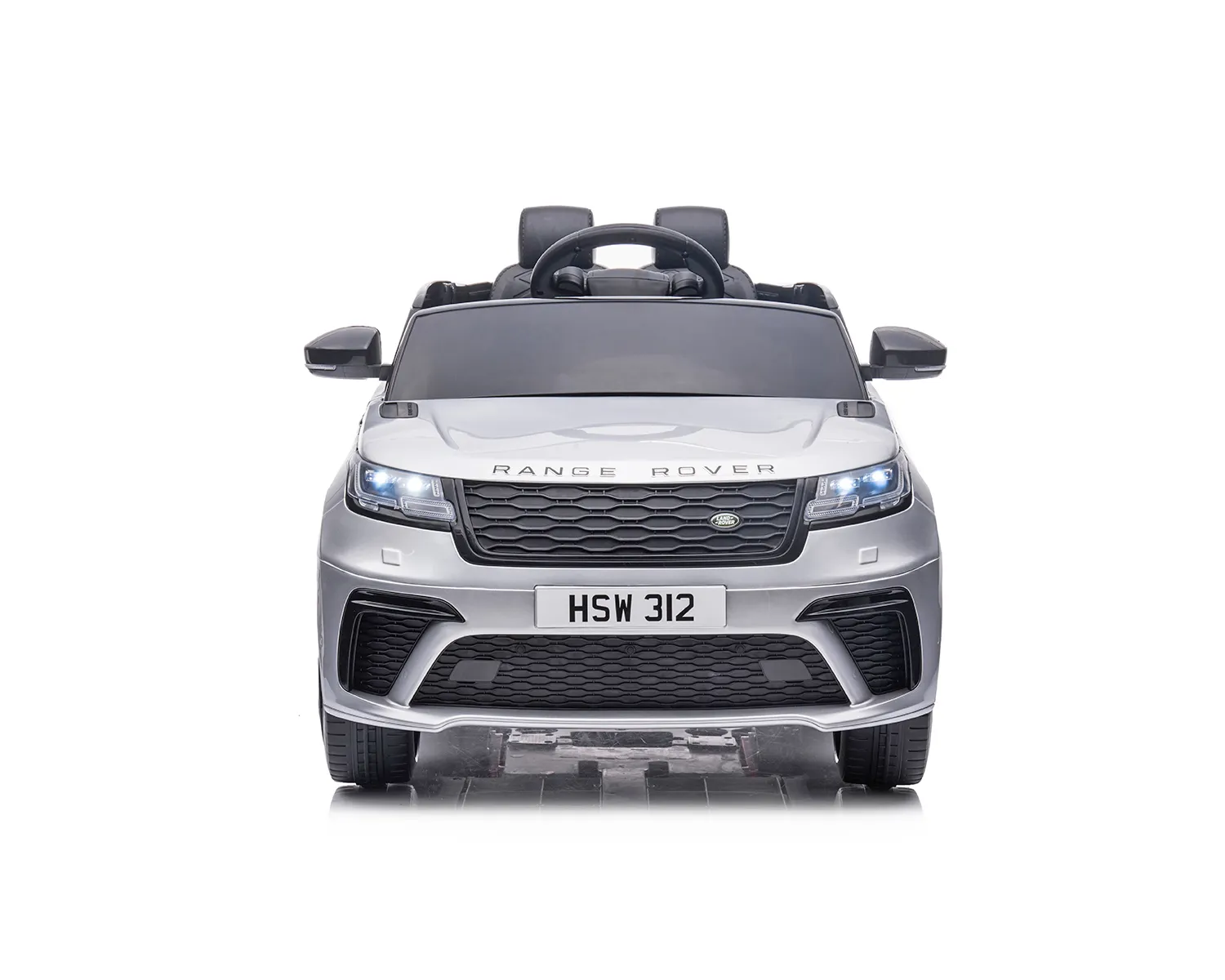 Лицензиран Акумулаторен джип Range Rover Velar 12V, Сребрист с отварящи се врати и LED светлини | Iguana.bg 2