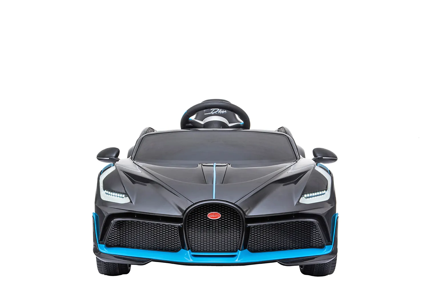Лицензирана Акумулаторна кола Bugatti Divo 12V, Черна, отварящи се врати и скорости | Iguana.bg 2