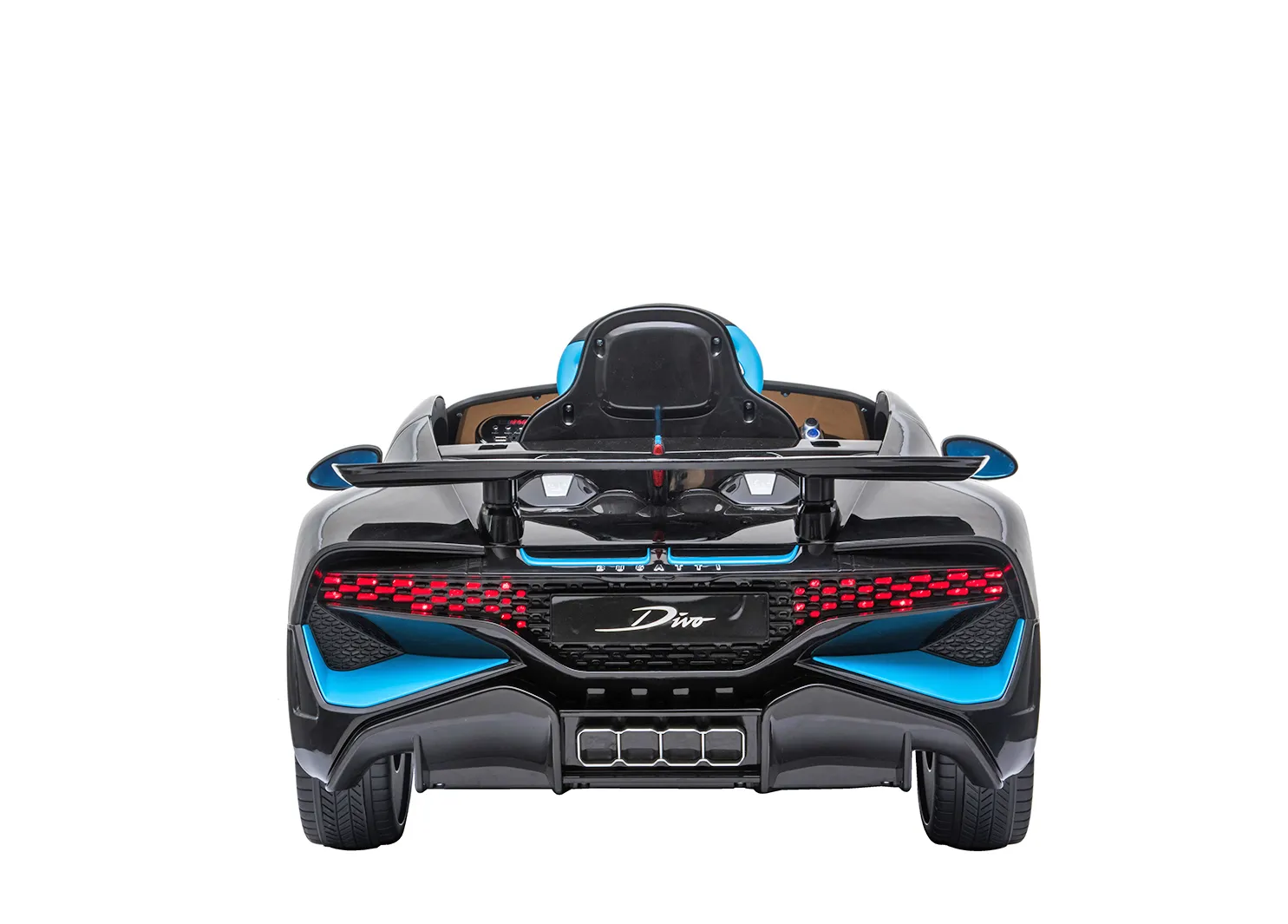 Лицензирана Акумулаторна кола Bugatti Divo 12V, Черна, отварящи се врати и скорости | Iguana.bg 5