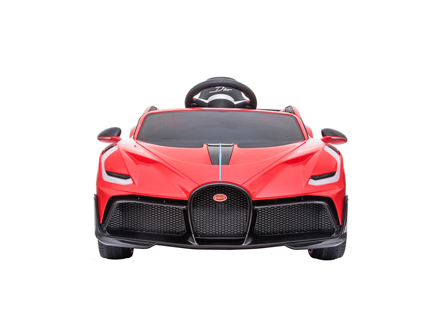 Лицензирана Акумулаторна кола Bugatti Divo 12V, Червена, отварящи се врати и скорости | Iguana.bg 2