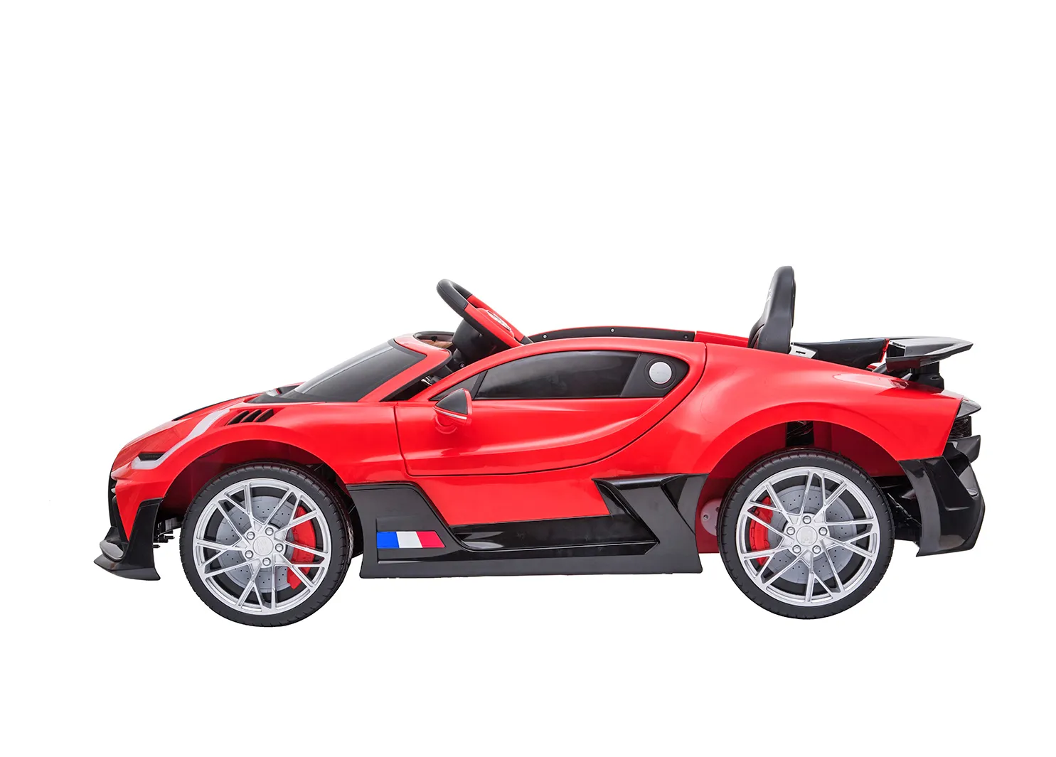 Лицензирана Акумулаторна кола Bugatti Divo 12V, Червена, отварящи се врати и скорости | Iguana.bg 4