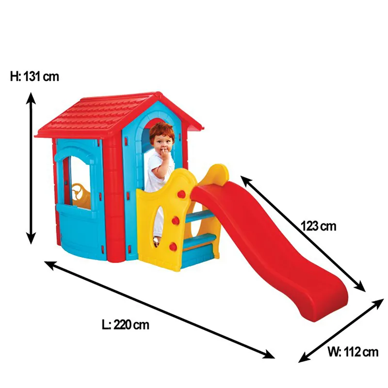 Детска Къщичка с Пързалка, за деца до 30кг | Iguana.bg 3