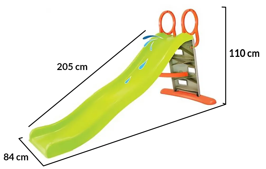 Детска пързалка Стена Mоchtoys с водна функция, дължина на улея 198см | Iguana.bg 4
