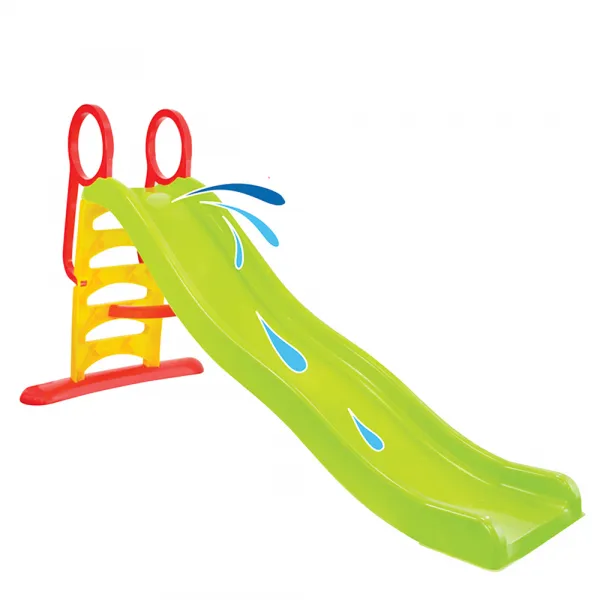 Детска пързалка Mоchtoys Зелена с водна функция, дължина на улея 198см | Iguana.bg 1