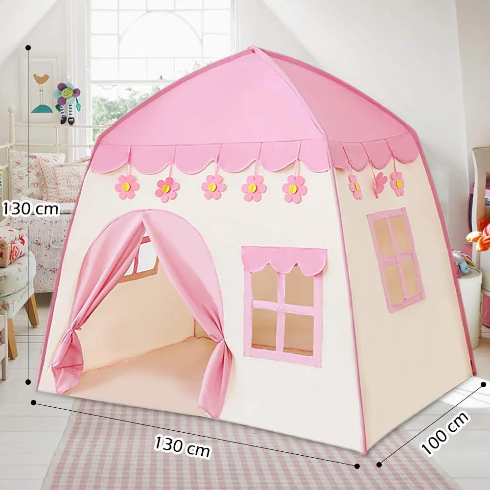 Детска палатка тип Къща с LED лампички топки 130 x 90 x126см 10