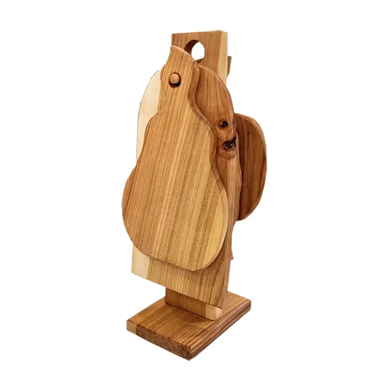 Дървен комплект дъски на стойка 5 части,  ръчна изработка в България | Iguana.bg 4