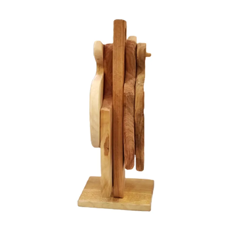 Дървен комплект дъски на стойка 5 части,  ръчна изработка в България | Iguana.bg 7