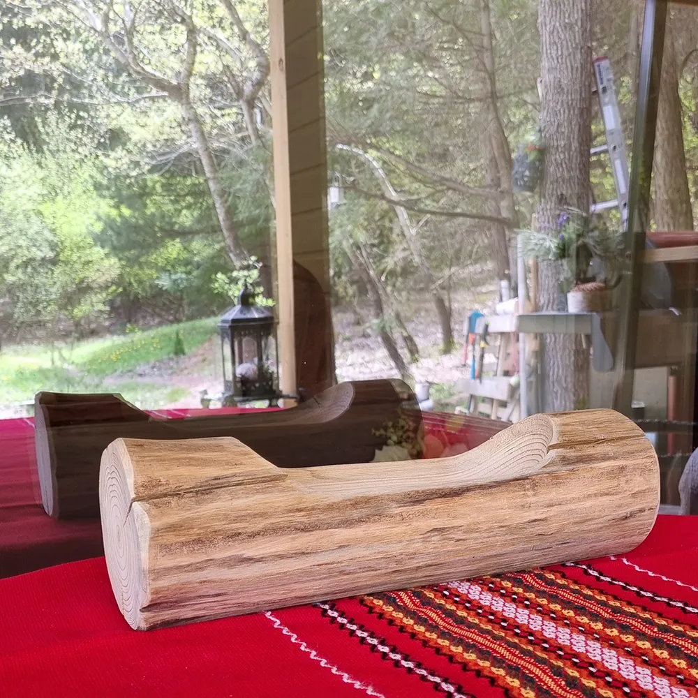 Дървена кашпа / саксия 33 х 10 х 10см, Ръчно произведена в България | Iguana.bg 5