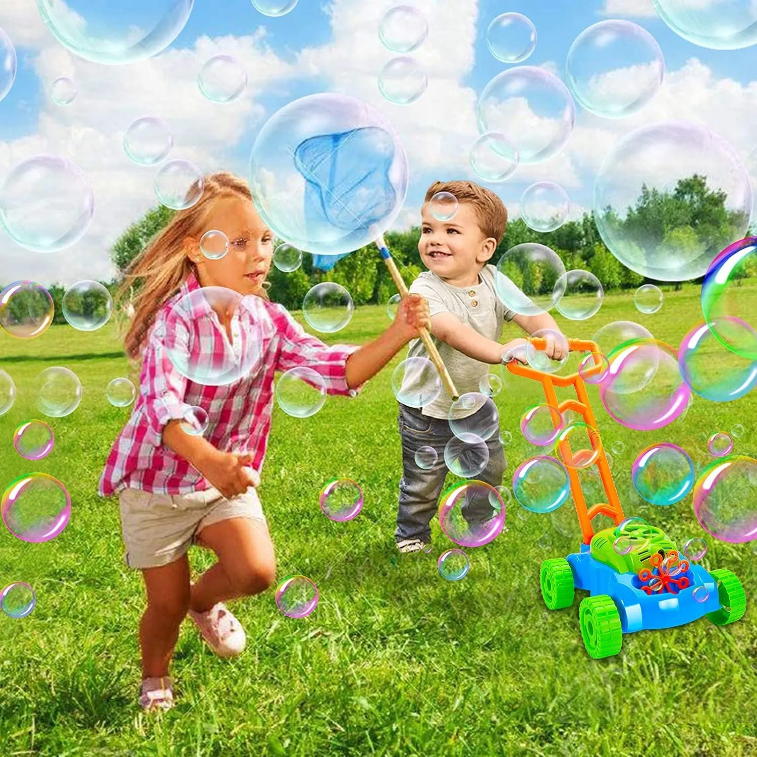 Детска музикална косачка за бутане със сапунени балони | Iguana.bg 20