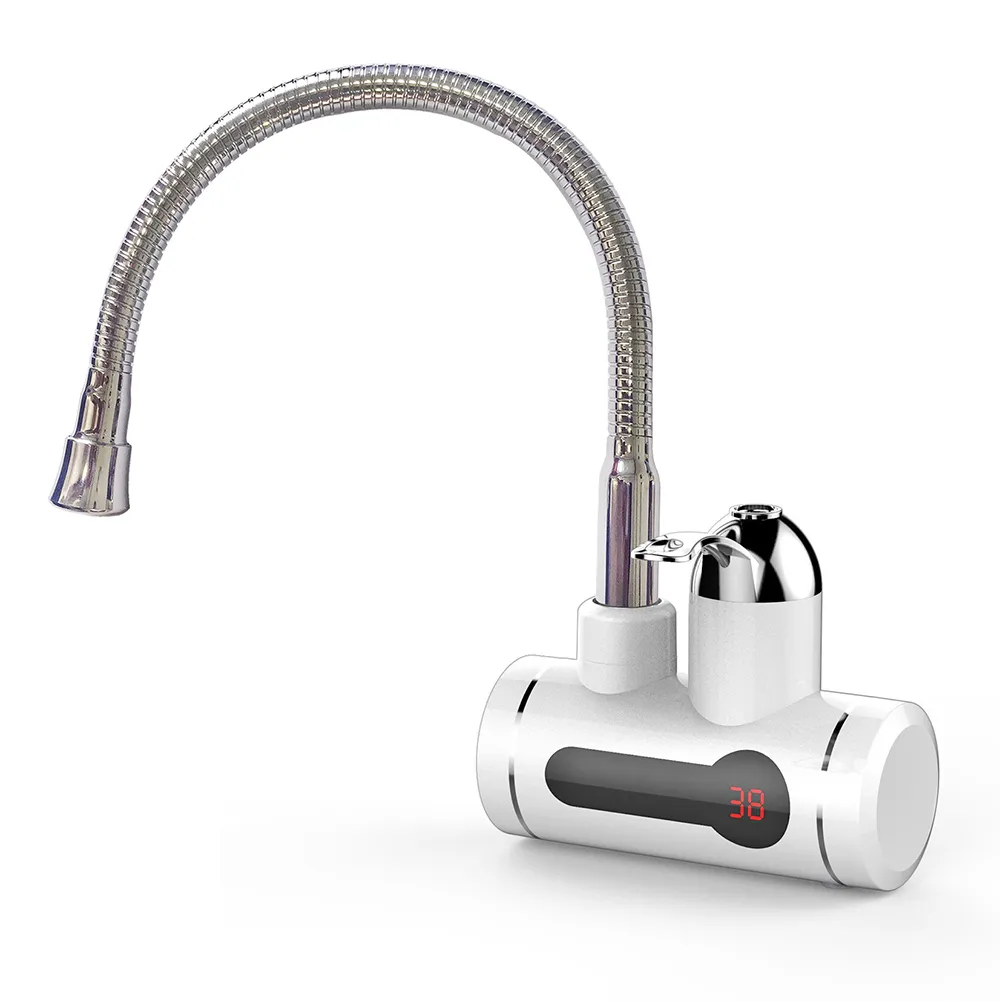 Нагревател за вода Elite EHW-1557S, 3000W, За стена, LED дисплей, Гъвкав чучур, до 60 градуса | Iguana.bg 2
