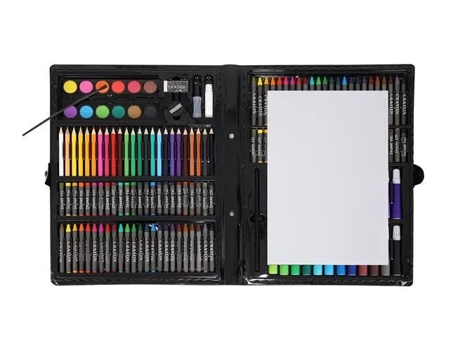 Детски Комплект за рисуване и оцветяване в куфар 168 части, Два цвята | Iguana.bg 5