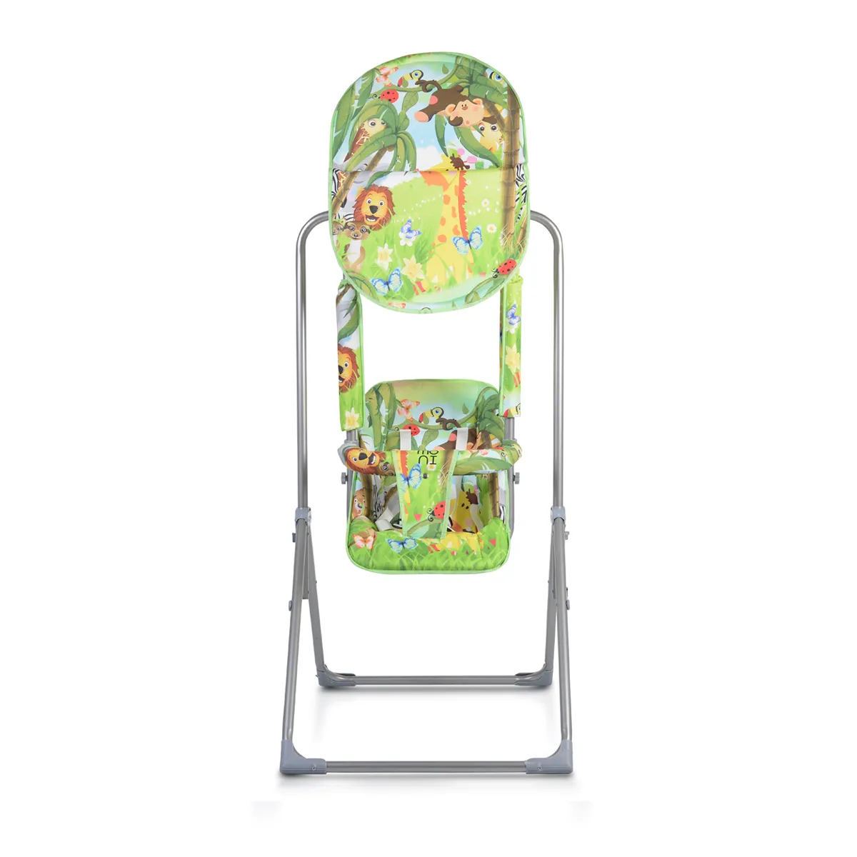Градинска люлка на стойка със сенник FUNNY, 3 цвята,  Сгъваема, предпазни колани | Iguana.bg 16