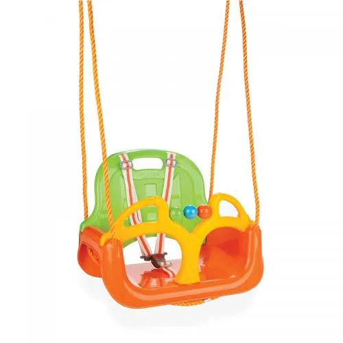 Детска люлка Самба, 3 цвята, Подвижни преграда, облегалка и колани, до 100кг | Iguana.bg 4