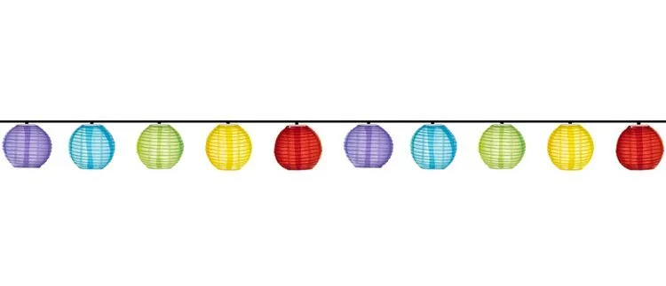 Декоративен Соларен гирлянд 3 метра, 2V, Водоустойчив, Цветни фенери за двора | Iguana.bg 10