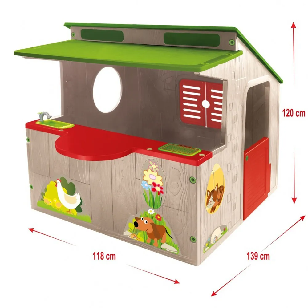 Детска къщичка Кухня, Голям размер, Отварящи се врата и прозорци | Iguana.bg 3