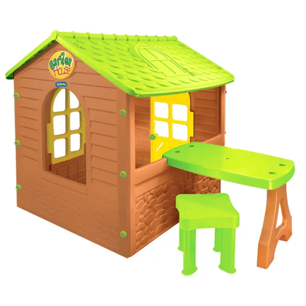Детска къщичка Garden House с маса и стол, Отваряща се врата и хранилка за птички | Iguana.bg 3