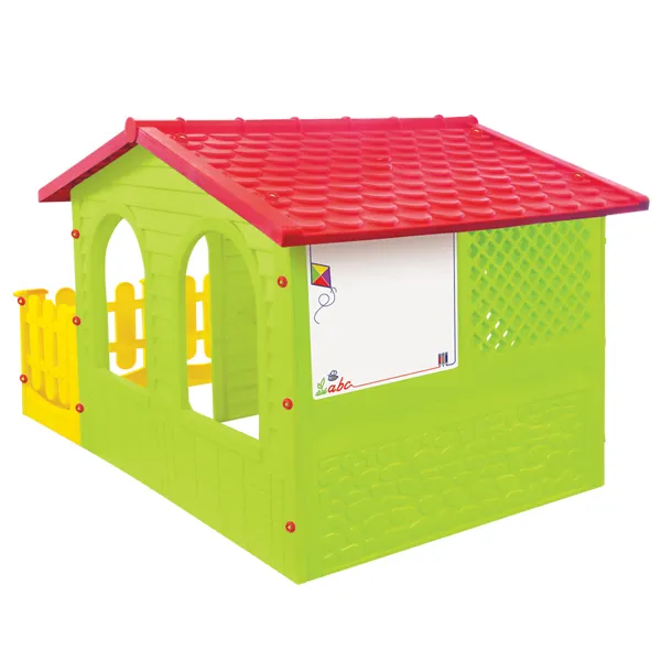 Детска къщичка Garden House с ограда и дъска за рисуване, Отваряща се врата и хранилка за птички | Iguana.bg 3