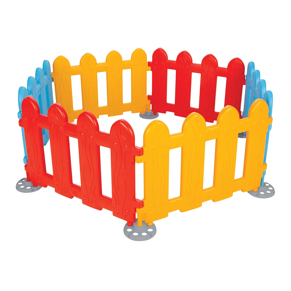 Детска ограда за игра 6 части, сглобяема площадка с разнообразни форми и ярки цветове | Iguana.bg 2