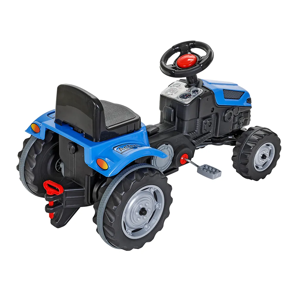 Детски трактор с педали Active, Три цвята, Тромба, до 50кг | Iguana.bg 14