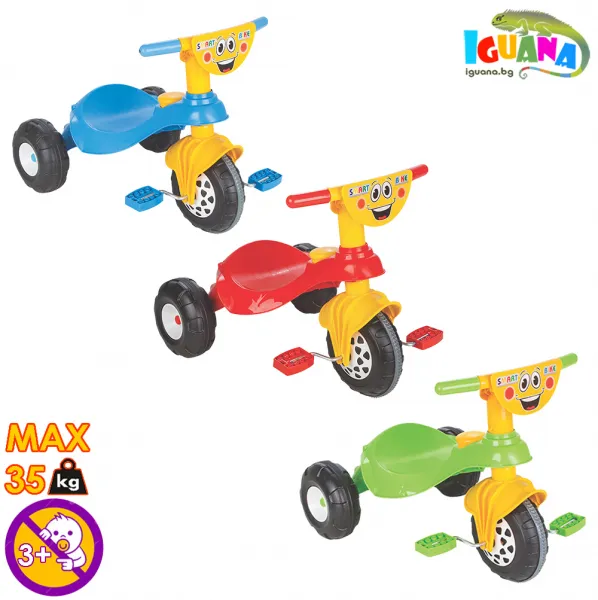 Детски мотор с педали Smart, 3 цвята, Клаксон, до 35кг | Iguana.bg 1