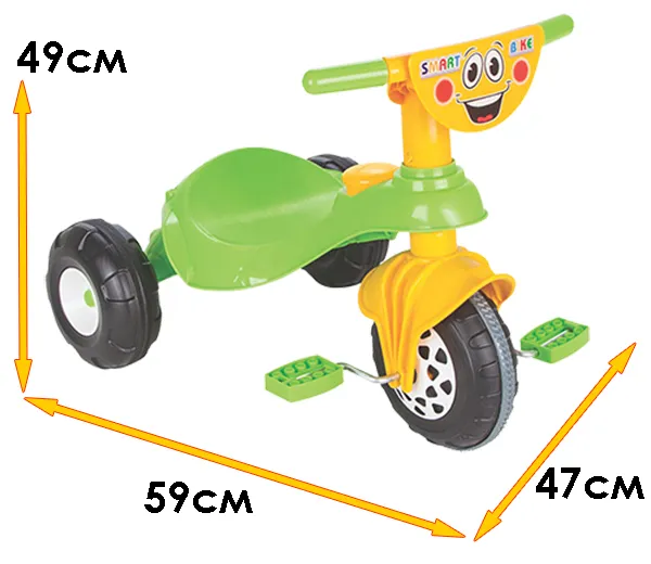 Детски мотор с педали Smart, 3 цвята, Клаксон, до 35кг | Iguana.bg 6