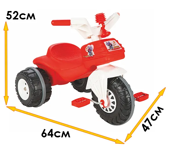 Детски мотор с педали Bidic, Тромба, за деца над 2 г, до 30кг | Iguana.bg 5