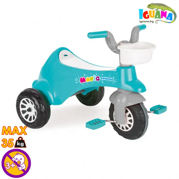 Детски мотор с педали Magic, преден и заден багажник, за деца над 3 г, до 35кг | Iguana.bg 1