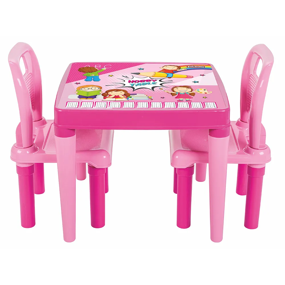 Комплект Детска маса и Две столчета, Розови, за деца над 3 г, до 50кг | Iguana.bg 2