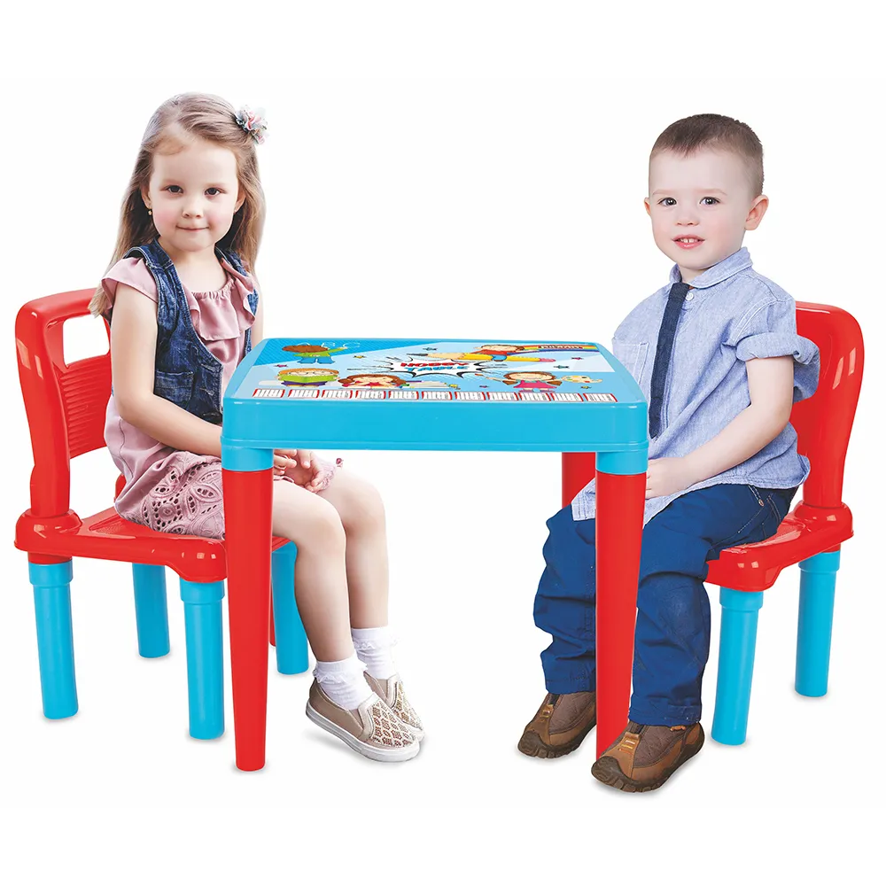 Комплект Детска маса и Две столчета, Сини, за деца над 3 г, до 50кг | Iguana.bg 3