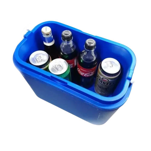 Хладилна кутия 10л / 24л / 40л Пасивна, хладилни чанти за храна напитки за плаж, къмпинг и риболов, Синя | IGUANA.BG 7
