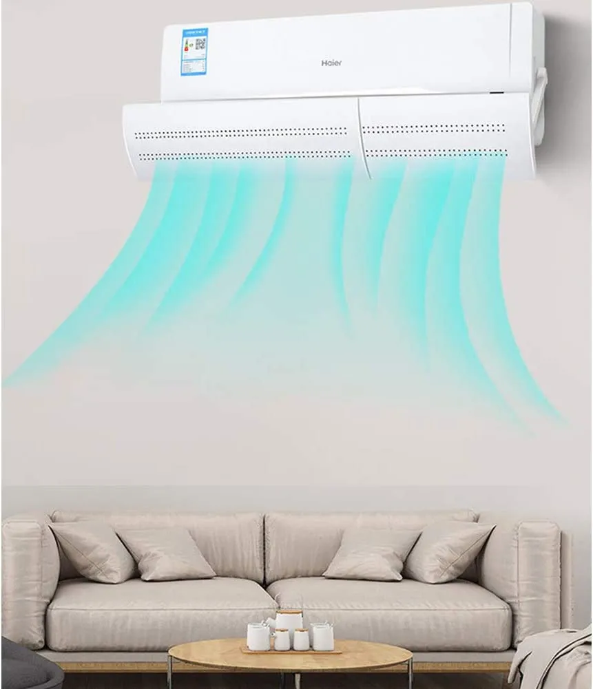 Дефлектор за климатик, Бял, дължина от 52 до 92 см, Лесен монтаж без пробиване | Iguana.bg 8