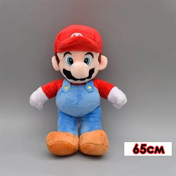 Детска плюшена играчка Super Mario, Супер Марио 65см, Мека, реалистичен вид | Iguana.bg 1