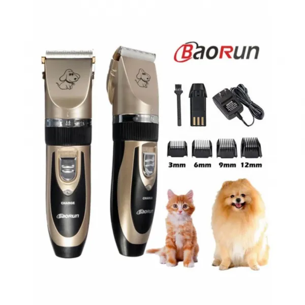 Професионална машинка за подстригване на кучета и котки Baorun P2 с керамични ножове и акумулаторна батерия | Iguana.bg 1